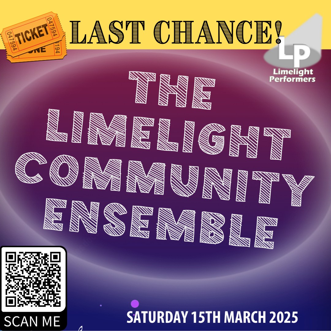⌛ LAST CHANCE! ⌛
There is limited time to book your tickets to hear the wonderful voices of The Limelight Community Ensemble 🎶
After the huge success of their concert in November 2023, our Community Ensemble are returning to St. Peter's by the Waterfront with a brand new celebration of all things musical theatre!
Book your tickets now:
👉 limelightperformers.co.uk/post/ensemble25
#MusicalTheatre #Ipswich #LimelightPerformers #GetYourTickets