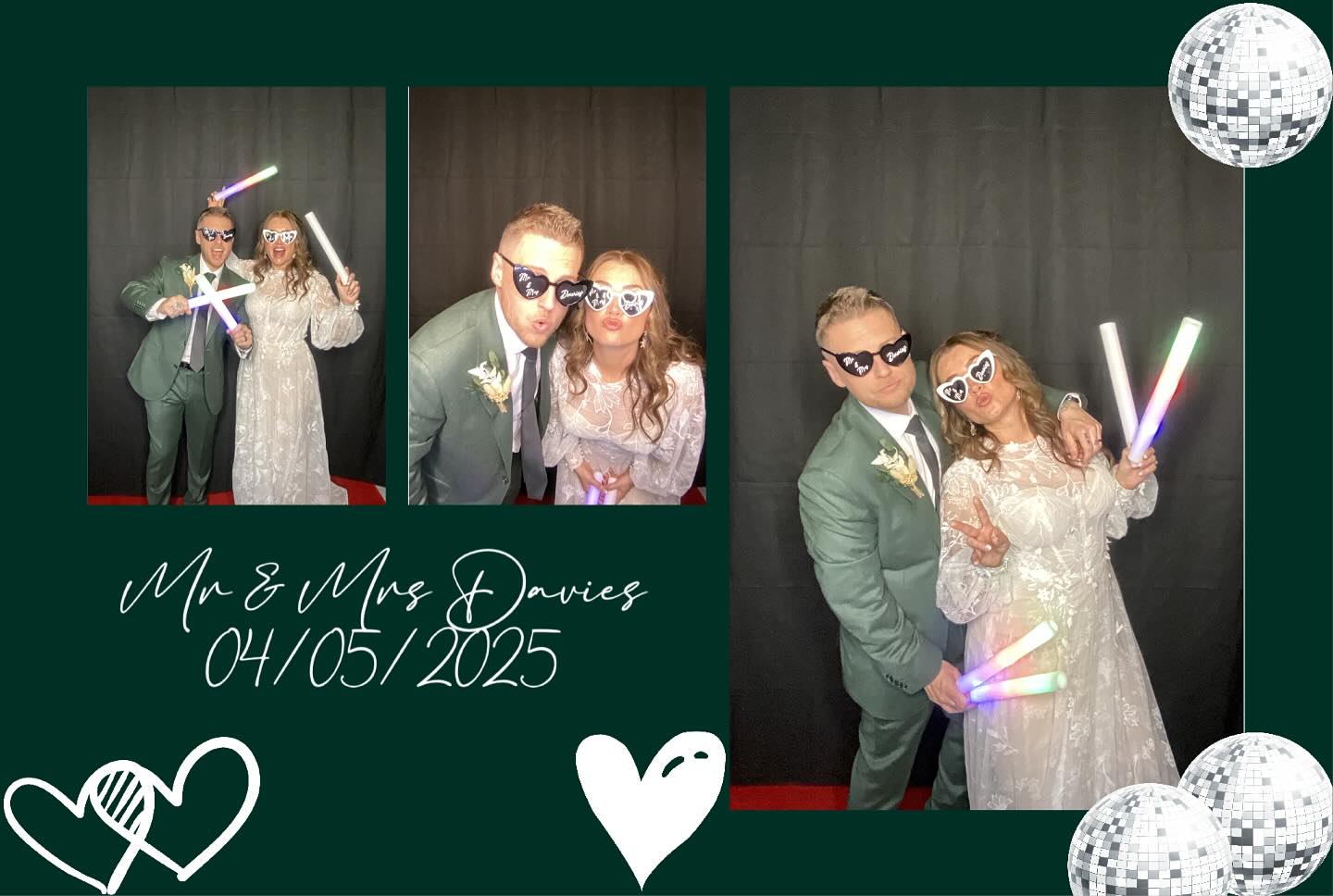 Congratulations to the new Mr&Mrs Davies who hired our vintage pod and prints on Sunday 🥂❤️